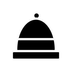 hat glyph icon