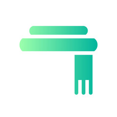 clothes gradient icon