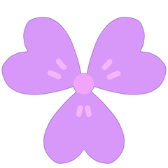 pink butterfly on a purple background
