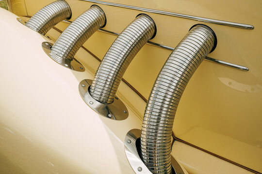 Part of an old car