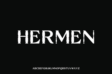 Display alphabet font vector design suitable for headline, poster, logo, magazine and many more