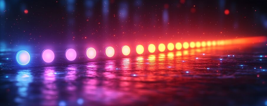 Futuristic Neon Loading Indicator