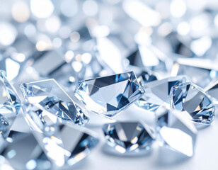 Crystal Glass Shards – Futuristic Abstract Pattern