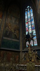 stained glass window
