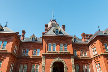 北海道赤れんが庁舎　青空に映える札幌観光名所