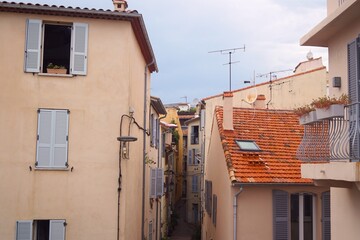 street in the old town of france
