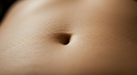 Fototapeta premium close up of female belly 