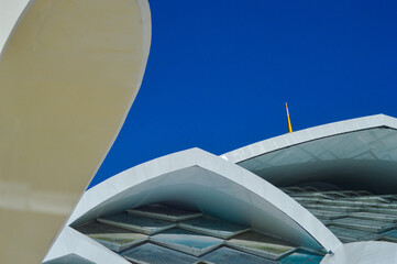 Al Jabbar Grand Mosque Reflected on Lake in Bandung, West Java, Indonesia