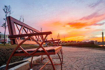 Al Jabbar Grand Mosque Reflected on Lake in Bandung, West Java, Indonesia