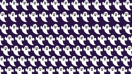 Spooky Halloween pattern background illustration