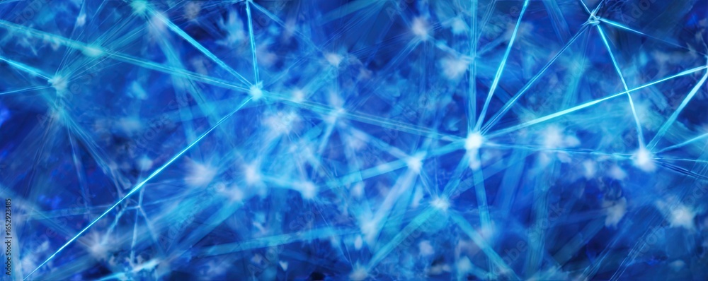 Aufkleber dynamic blue digital network art abstract design graphic visualization technology environment
