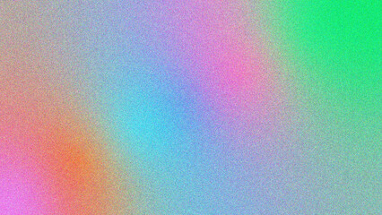 Colorful grainy abstract. Retro grainy gradient background noise texture effect. Beautiful color background. Bright light flash glow glitter neon metallic. Noise grain mesh