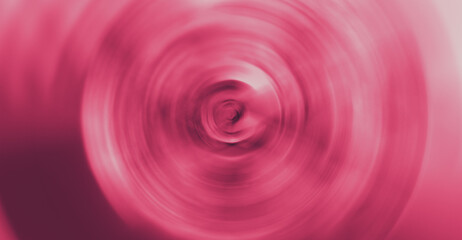 Pink Swirl Abstract Background: Concentric Circles Texture for Design Projects