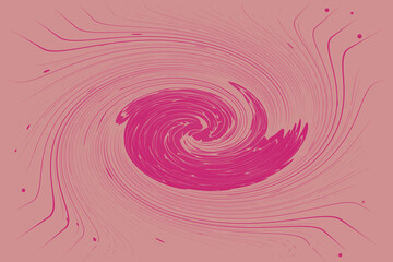 Captivating Pink Swirl: Abstract Vortex Background for Design Projects