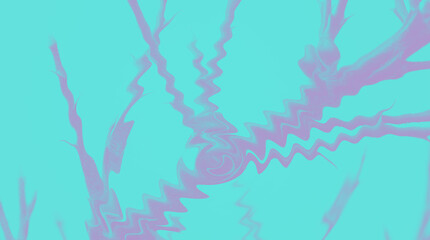 Vibrant Teal and Lavender Abstract Background: Stunning Psychedelic Swirls and Patterns for Design Projects