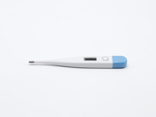 Blue and white color digital thermometer