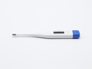 Blue and white color digital thermometer