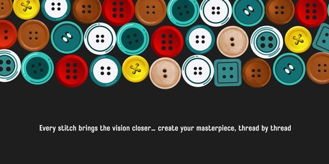 Every stitch brings the vision closer—create your masterpiece, thread by thread 