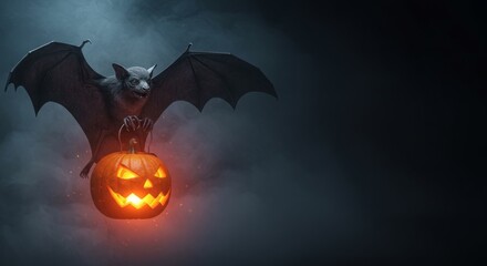 Misty night bat