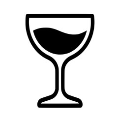 Simple vector a glass of water. It's can use for culinary, FnB, restaurant, etc. 