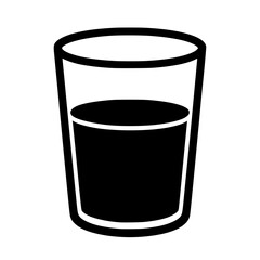 Simple vector a glass of water. It's can use for culinary, FnB, restaurant, etc. 
