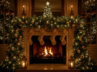 Cozy Christmas Fireplace