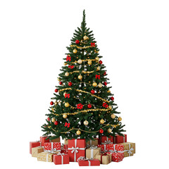 "Christmas Tree with Gifts