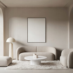 modern living room MockUp