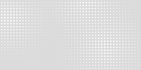 Dot white gray wave light technology texture background. Abstract big Dot pop art comic sport style sport background modern arts