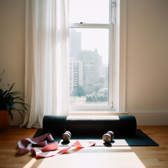 Minimalist Home Workout Corner