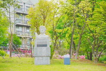 Seoul, Seoul, South Korea, 04 25 2025: Ewha Womans University is a private women's research university in Seoul, South Korea. 