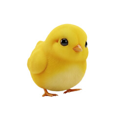 Cute Yellow Chick Illustration