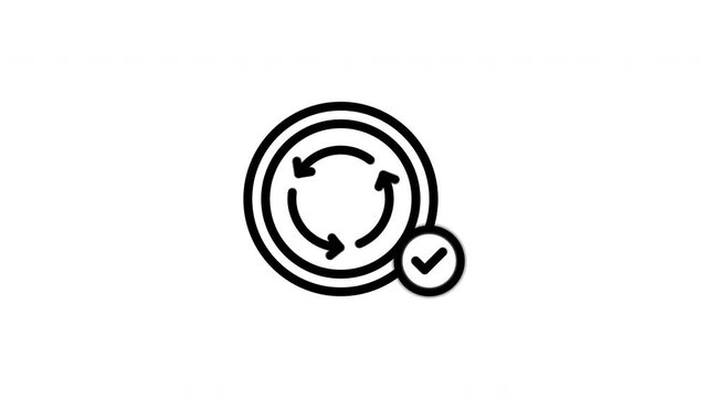 roundabout animated icon