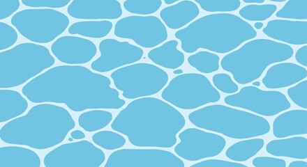 Abstract seamless pattern of water surface, ideal for backgrounds and design projects