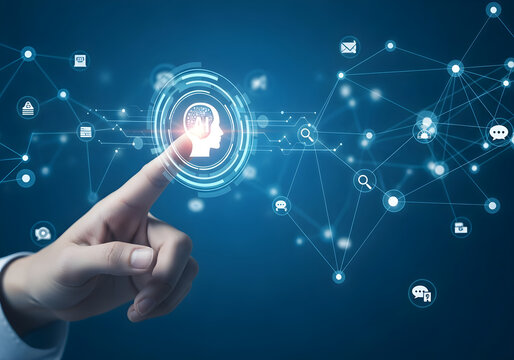 Artificial intelligence ai technology concept for future digital transformation strategy