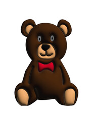 3D tedy bear 