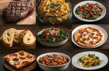 Sophisticated Culinary Visuals Highlighting Premium Dining Experience for Restaurant Ads. Generative AI