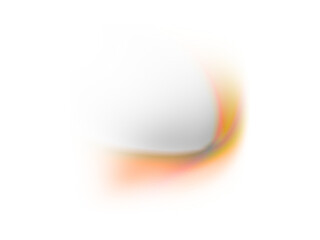Colorful vector light effect with a smooth gradient of orange, yellow, and blue. A modern and...