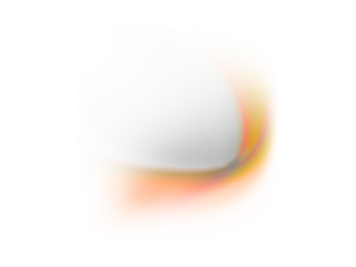 Colorful vector light effect with a smooth gradient of orange, yellow, and blue. A modern and ethereal element for futuristic designs.

