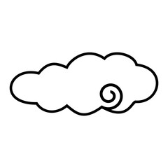 Cloud Icon, Vector Cloud Icon With Simple Style.
