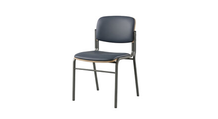 Dark Gray Metal And Upholstered Counter Stool