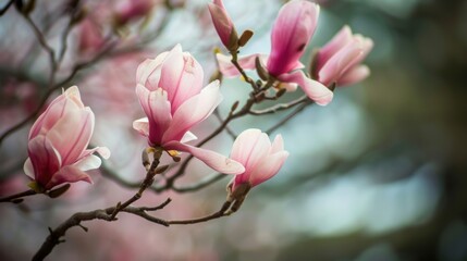 Obraz premium Magnolia White Flowers in Courtyard Planting: Cultivating Timeless Beauty with Blossoming White Magnolias – A Guide to Landscaping, Care, and Seasonal Blooms for Serene Outdoor Spaces
