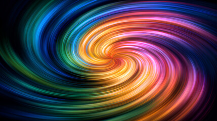Colorful Light Swirl Creates an Abstract Background Effect for Design Stock Illustration