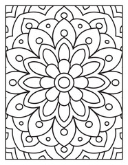 Patterns Coloring Pages | Relaxing Mandala, Geometric, Floral & Abstract Designs for Stress Relief and Creativity