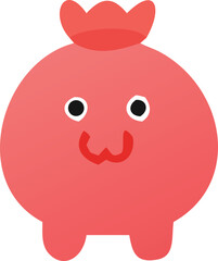Fototapeta premium piggy bank with heart