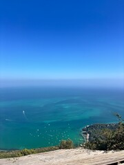 view of the sea from the sea