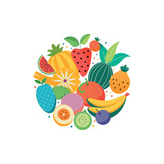 hand-drawn-colorful-doodle-fruits-and-berries