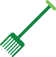 yellow plastic toy shovel