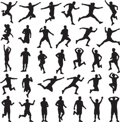 Tennis Player Silhouette Vector – Sports Design Collection

Tennis Racket and Ball Vector Bundle – Athlete Action Silhouettes

Tennis Silhouette Vector Set – Sport Icon and Logo Design