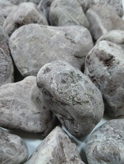 Elite Background, Stones, Marble Pebbles, Natural Light Brown Colors, Rounded Fraction, Texture
